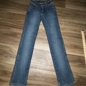 Women's Sergio Valente Vintage Blue Denim Jeans Size 24 Straight Leg
